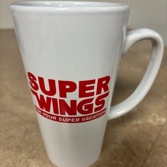 Super Wings Outer banks NC Cafe Style Porcelain Tall Coffee Mug - Picture 1 of 4